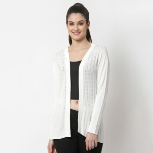 Women White Shrug