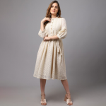 Off White Midi Dress