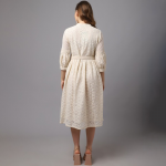 Off White Midi Dress